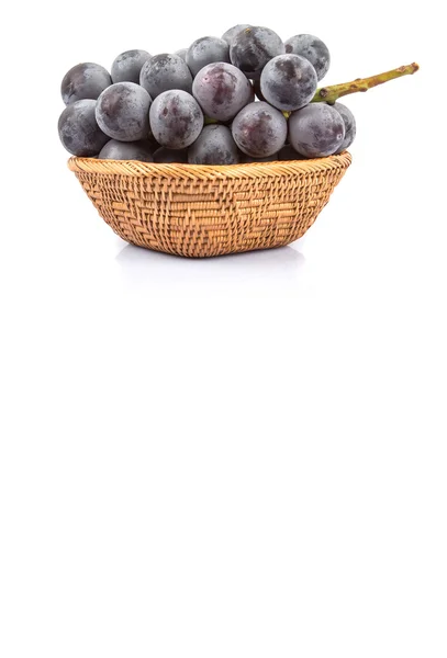 Uvas Negras Fruta — Foto de Stock