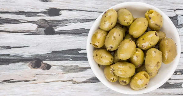 Aceituna en vinagre — Foto de Stock