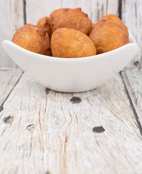 Bolas de banana fritas profundas — Fotografia de Stock