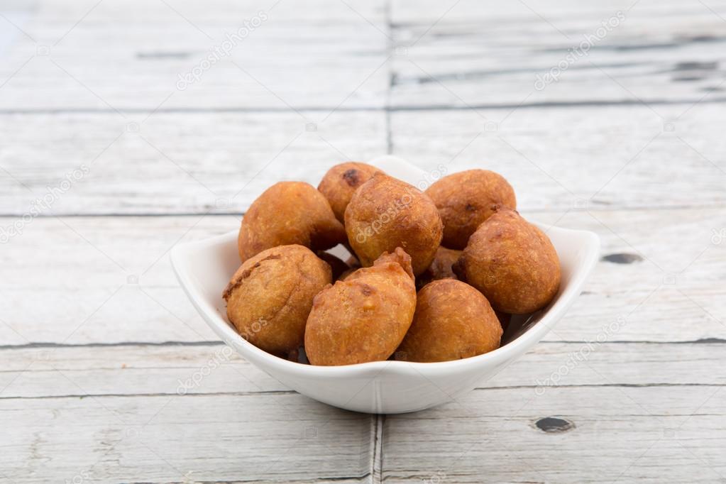 Deep Fried Banana Balls Stock Photo by ©akulamatiau 84477968