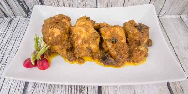 Curry di pollo essiccato malese — Foto Stock