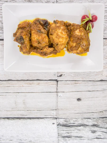 Malaysian Dried Chicken Curry — Stock Photo, Image