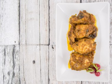 Malaysian Dried Chicken Curry