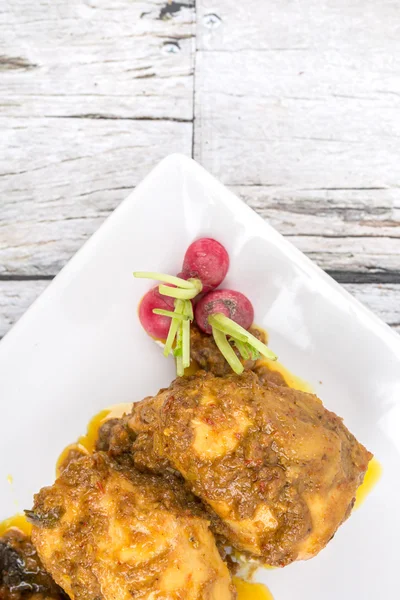 Malaysian Dried Chicken Curry — Stock Photo, Image