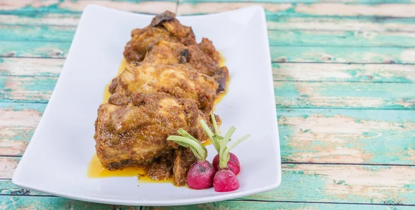 Malaysian Dried Chicken Curry — Stock Photo, Image