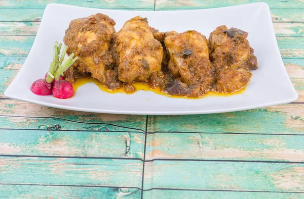 Malaiisch getrocknetes Hühnercurry — Stockfoto