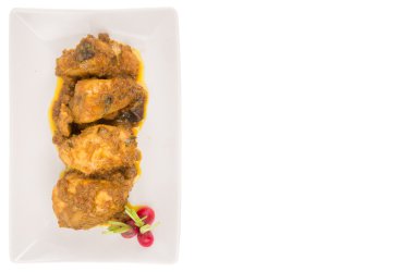 Malezya çanak kurutulmuş tavuk köri