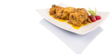 Malezya çanak kurutulmuş tavuk köri