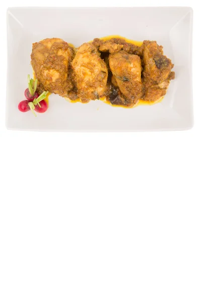 Plato de Malasia Pollo seco Curry — Foto de Stock