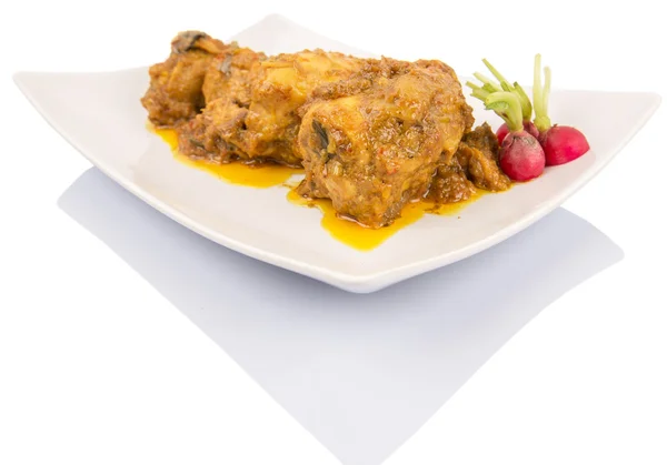 Plato de Malasia Pollo seco Curry — Foto de Stock