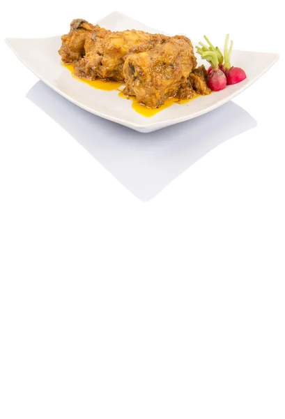 Plato de Malasia Pollo seco Curry — Foto de Stock