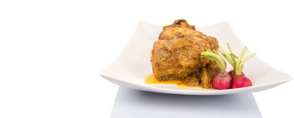 Plato de Malasia Pollo seco Curry — Foto de Stock