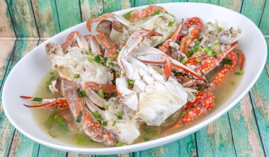 Yengeç çorbası temizleyin