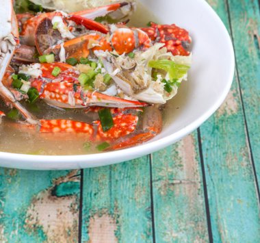 Yengeç çorbası temizleyin