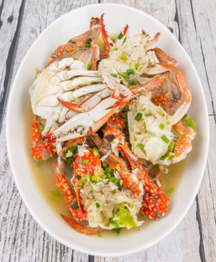 Yengeç çorbası temizleyin