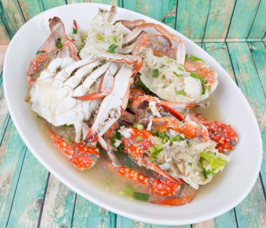 Yengeç çorbası temizleyin