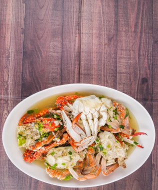 Yengeç çorbası temizleyin