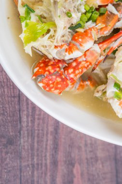 Yengeç çorbası temizleyin