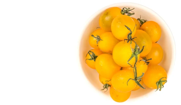 Mini żółty pomidor — Zdjęcie stockowe