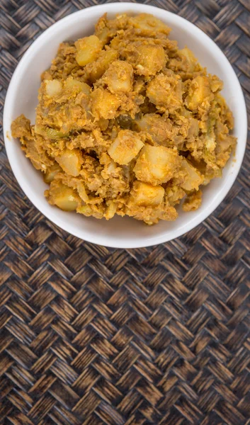 Malaysian Snack Curry Puff Filiing — Stock Photo, Image