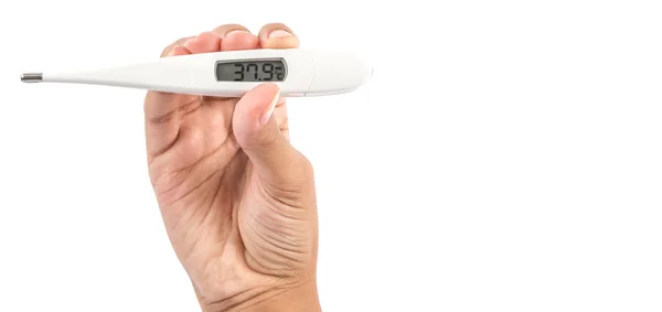Holding Medical Thermometer — Stock Photo, Image