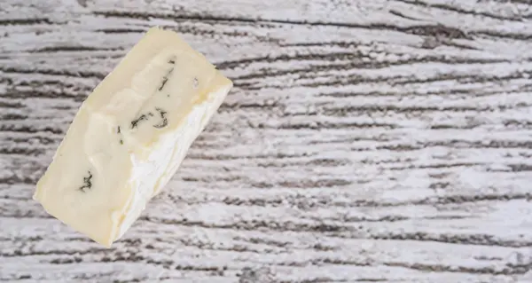 Fette di formaggio blu — Foto Stock