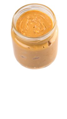 Fıstık ezmesi Mason kavanoza