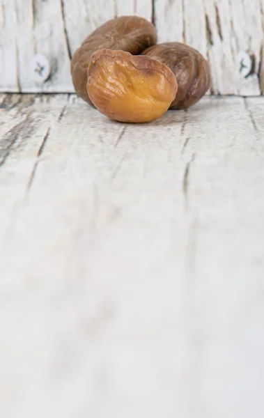 Castaño pelado entero asado — Foto de Stock