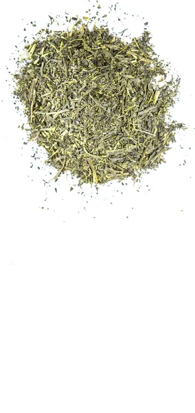 Hojas de té verde seco — Foto de Stock