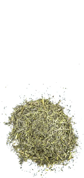 Hojas de té verde seco — Foto de Stock