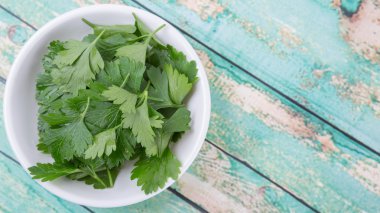 Taze Parlsey otlar bırakır