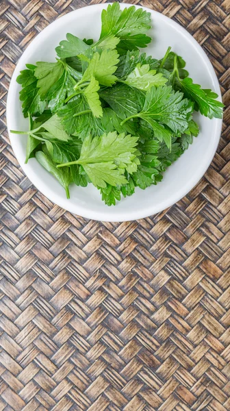 Herbs Daun segar Parlsey — Stok Foto