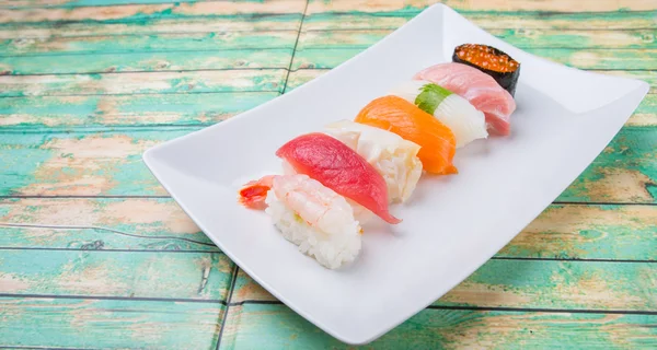 Sushi giapponese vari — Foto Stock