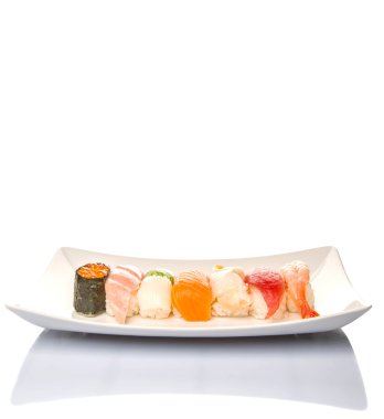 Çeşitli Japon suşi