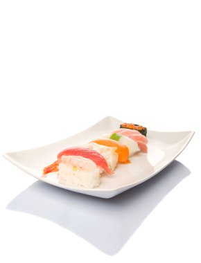 Çeşitli Japon suşi