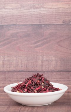 Kurutulmuş Hibiscus çay yaprakları