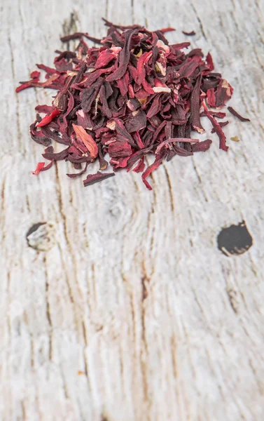 Gedroogde Hibiscus theebladeren — Stockfoto