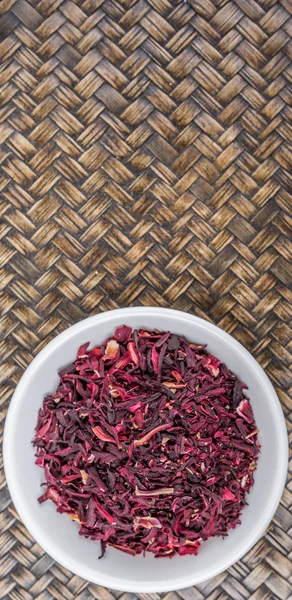 Feuilles de thé séchées Hibiscus — Photo