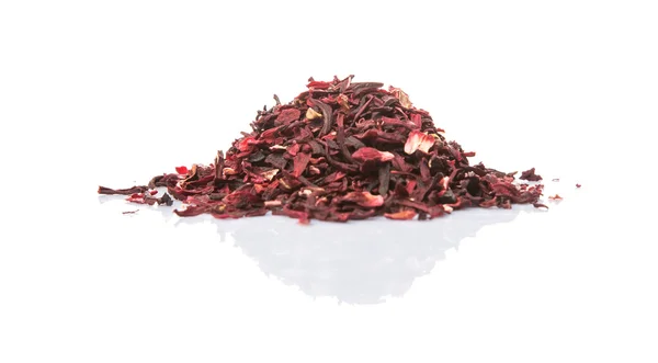 Liści herbaty suszonych Hibiscus — Zdjęcie stockowe