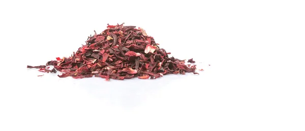 Hojas de té secas de hibisco — Foto de Stock