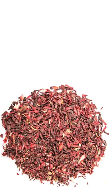 Hibiscus αποξηραμένα φύλλα τσαγιού — Φωτογραφία Αρχείου