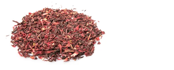 Сушеные листья чая гибискуса — стоковое фото