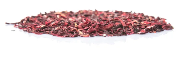 Sušený ibišek čaj listy — Stock fotografie
