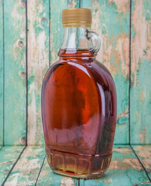 Maple Syrup In Bottle — Stock Photo, Image