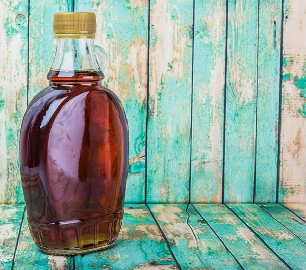 Maple Syrup In Bottle — Stock Photo, Image