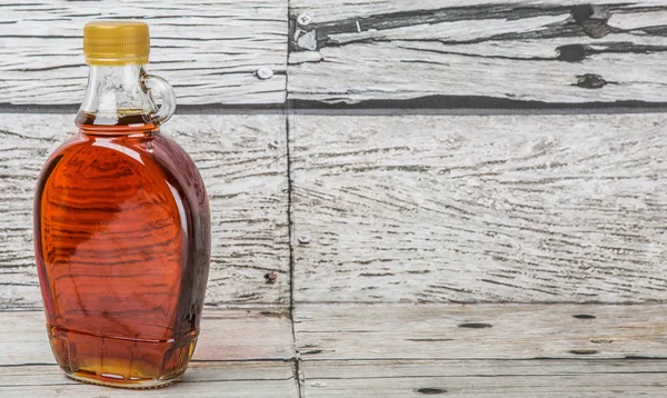 Maple Syrup In Bottle — Stock Photo, Image