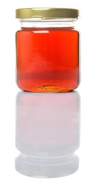 Xarope de bordo Mason Jar — Fotografia de Stock