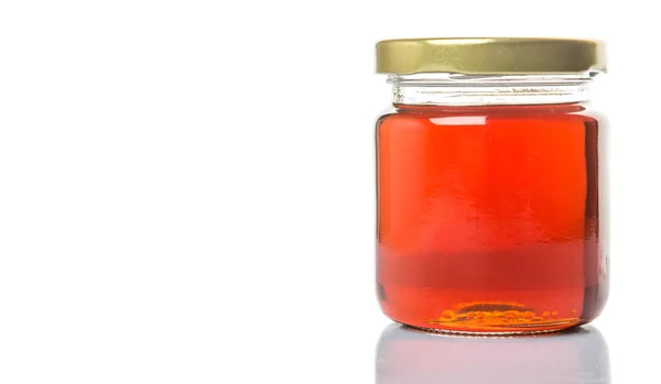 Maple Syrup Mason Jar — Stock Photo, Image