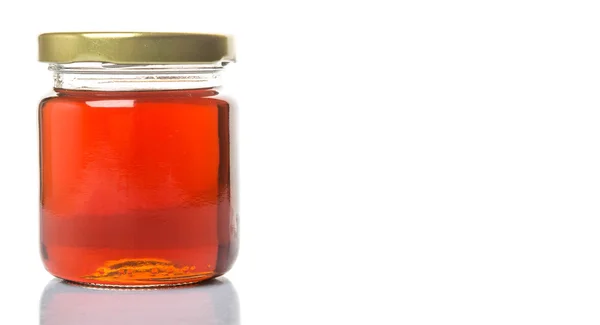 Javorový sirup Mason Jar — Stock fotografie