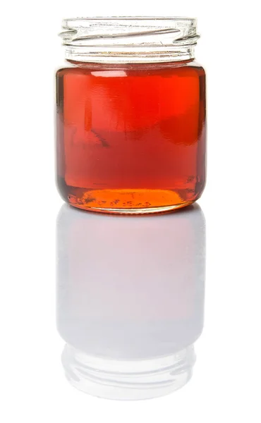 Javorový sirup Mason Jar — Stock fotografie